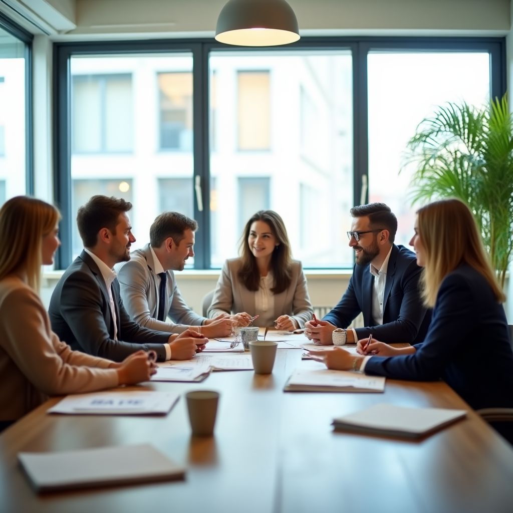 Our business coaching team in action